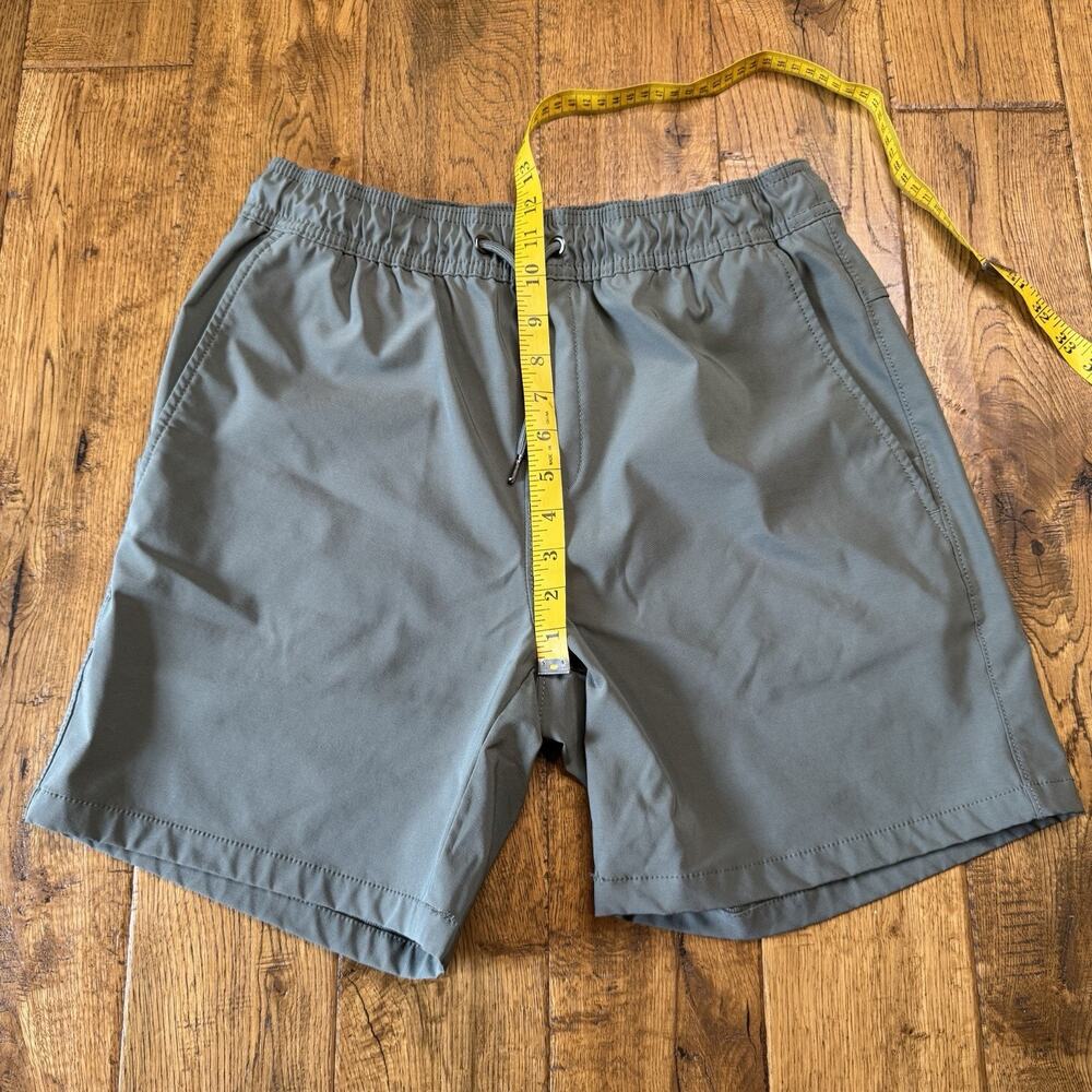 Member’s Mark Men's Tech Shorts Olive Green Elastic Waist Drawstring Size M - Picture 4 of 6